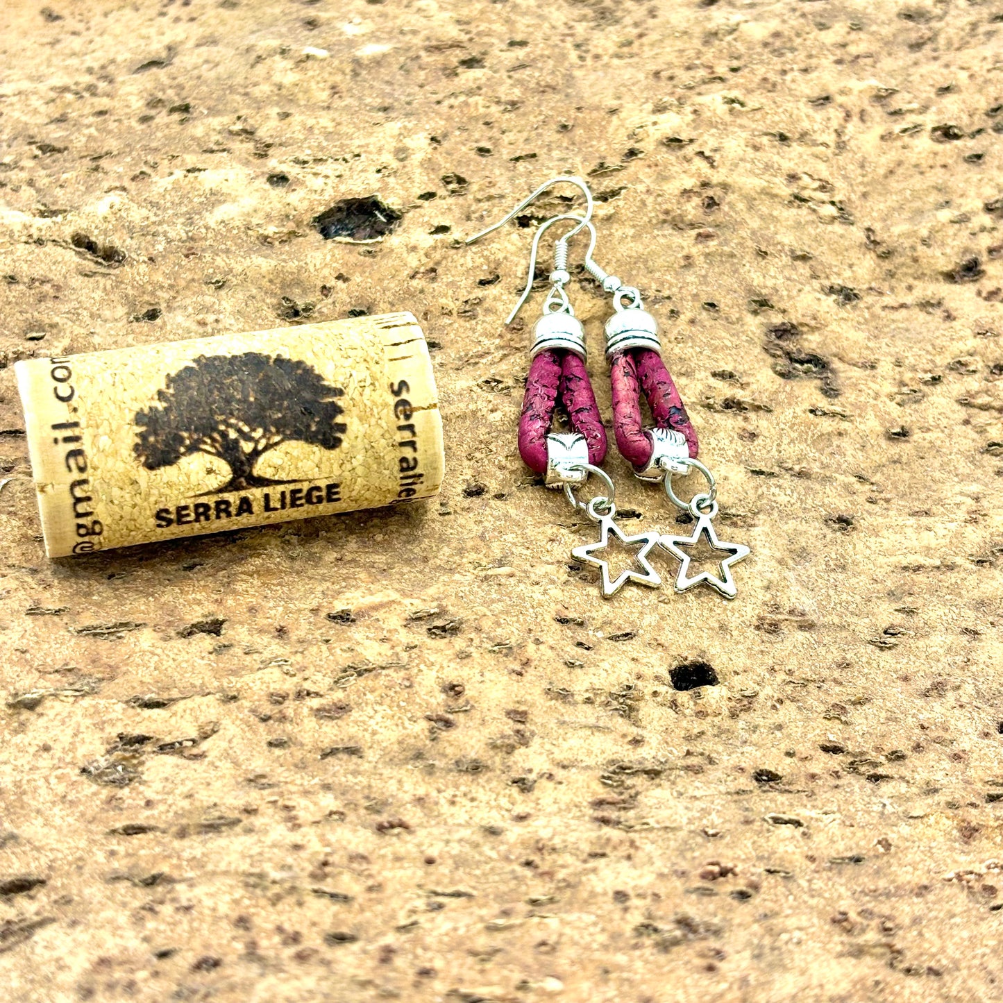 Boucles d'oreilles étoile