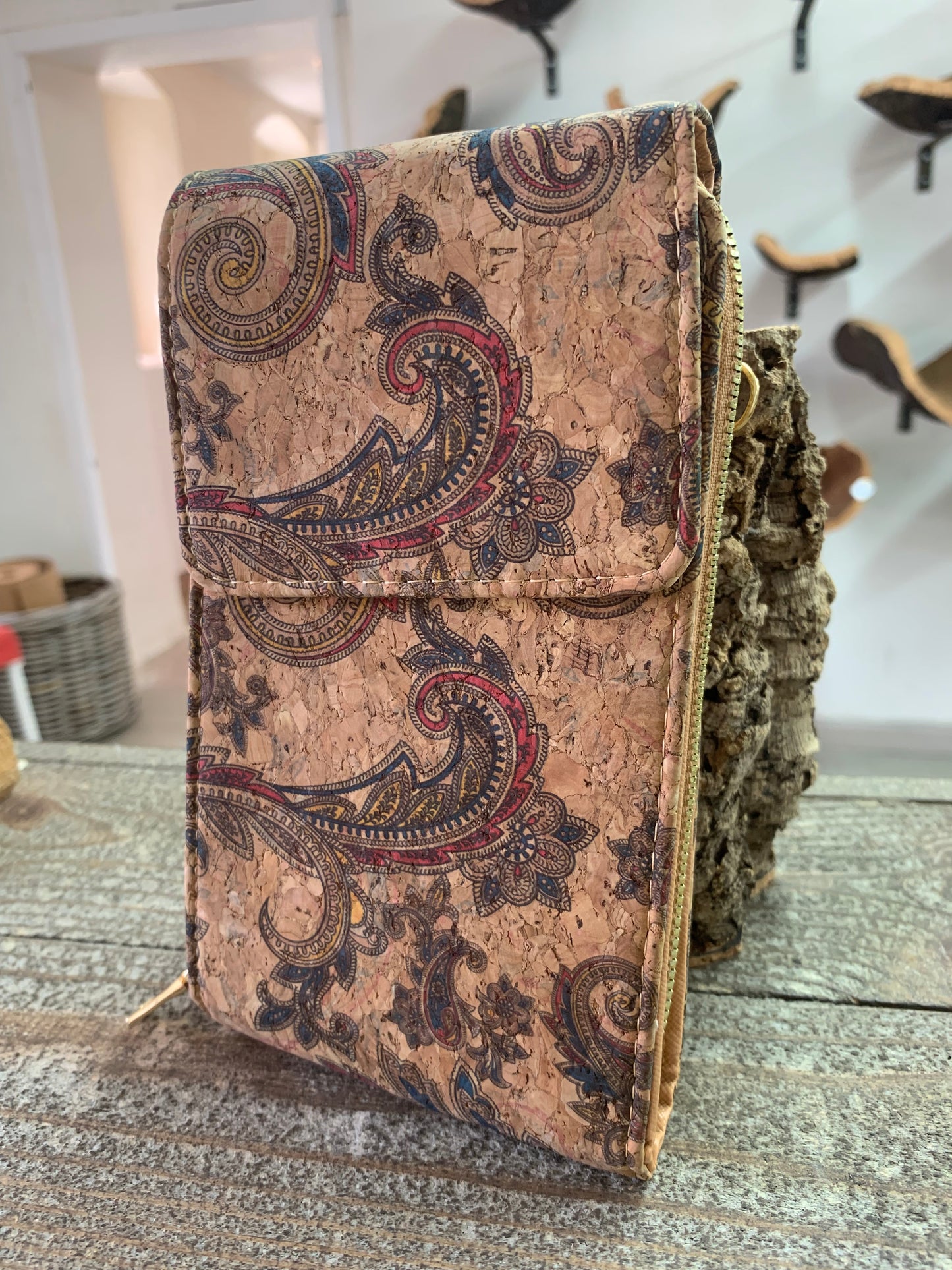Pochette à bandoulière en liège NIKOLETA