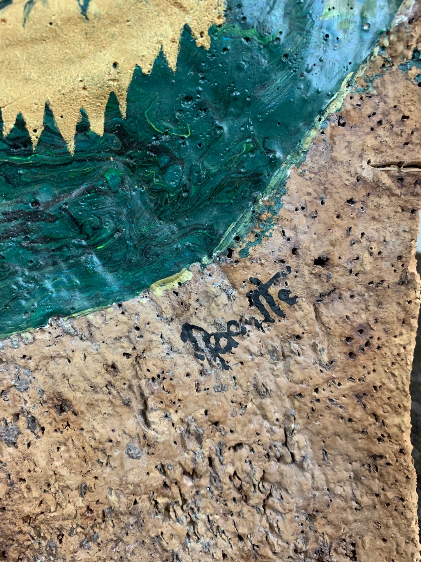 Peinture lion nom artiste