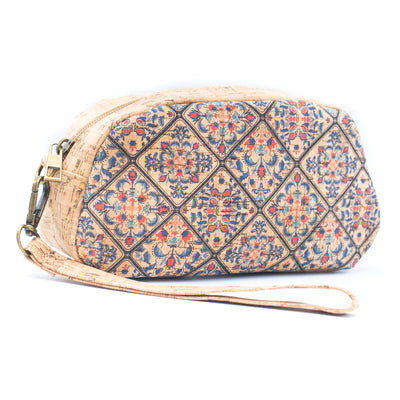 Trousse en liège Mandala Losanges