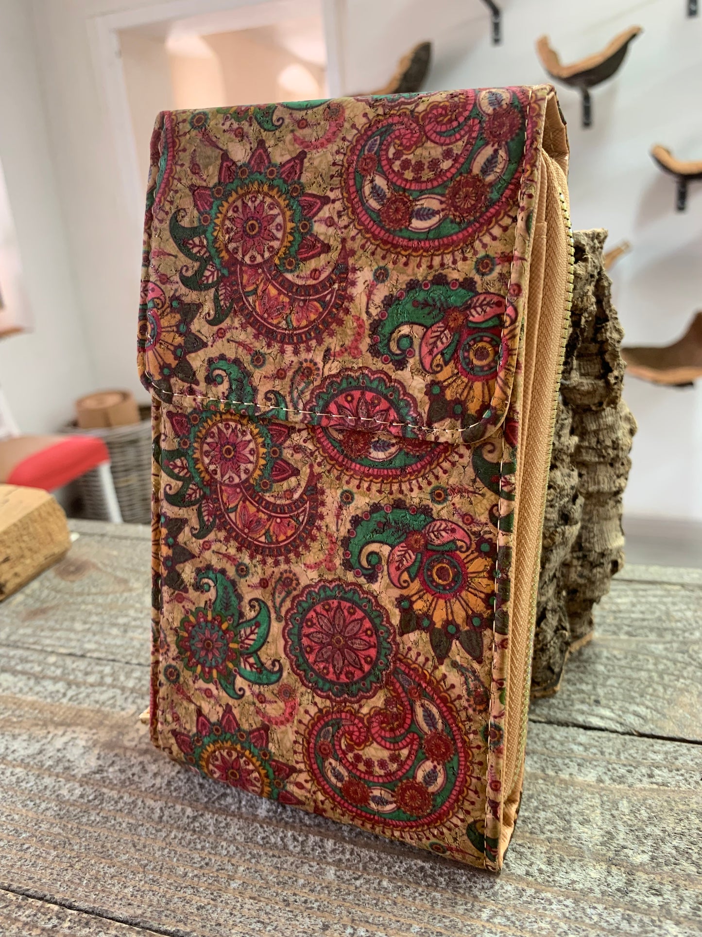 Pochette à bandoulière en liège NIKOLETA