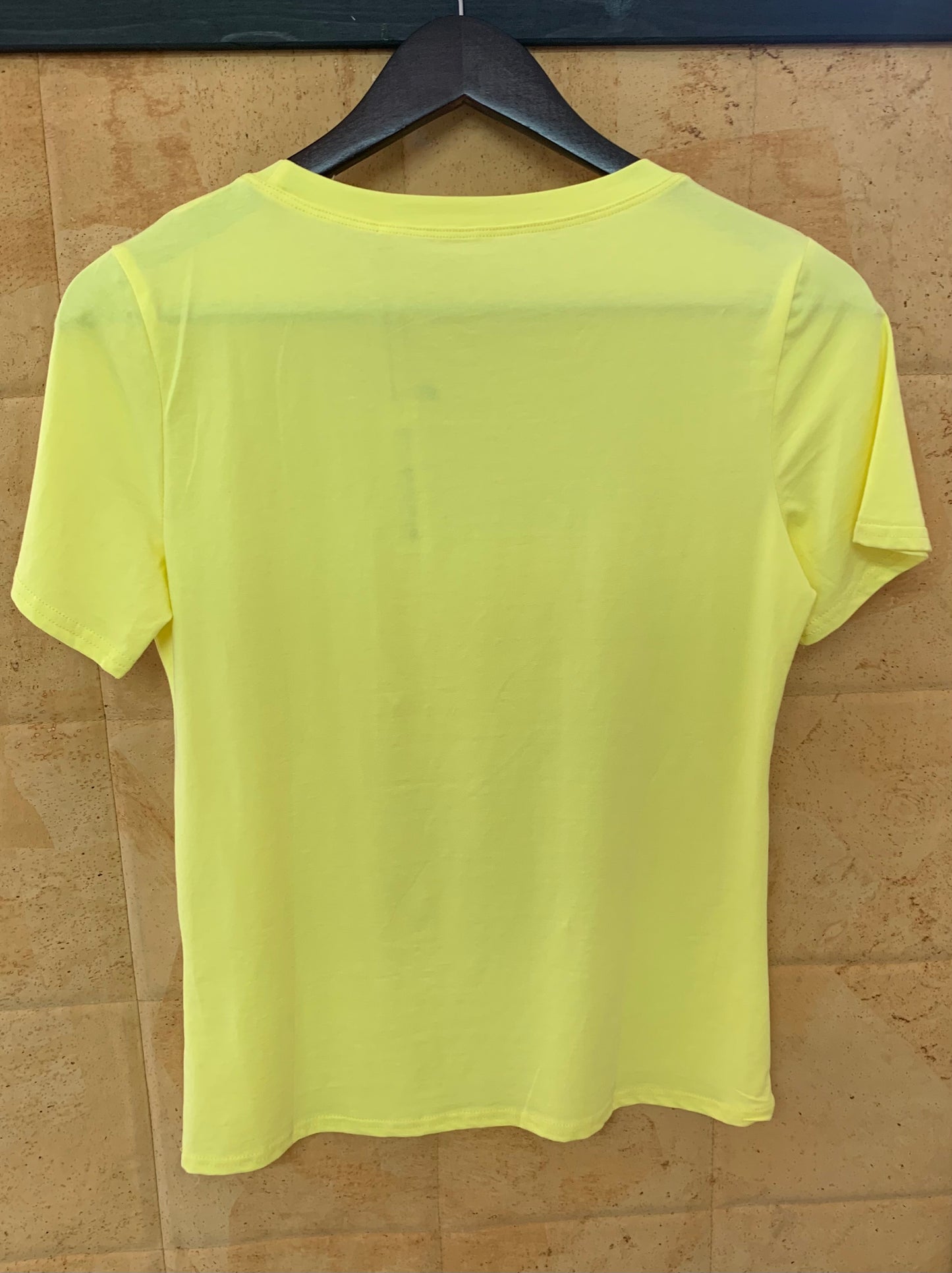 Tee shirt jaune SUBERIS