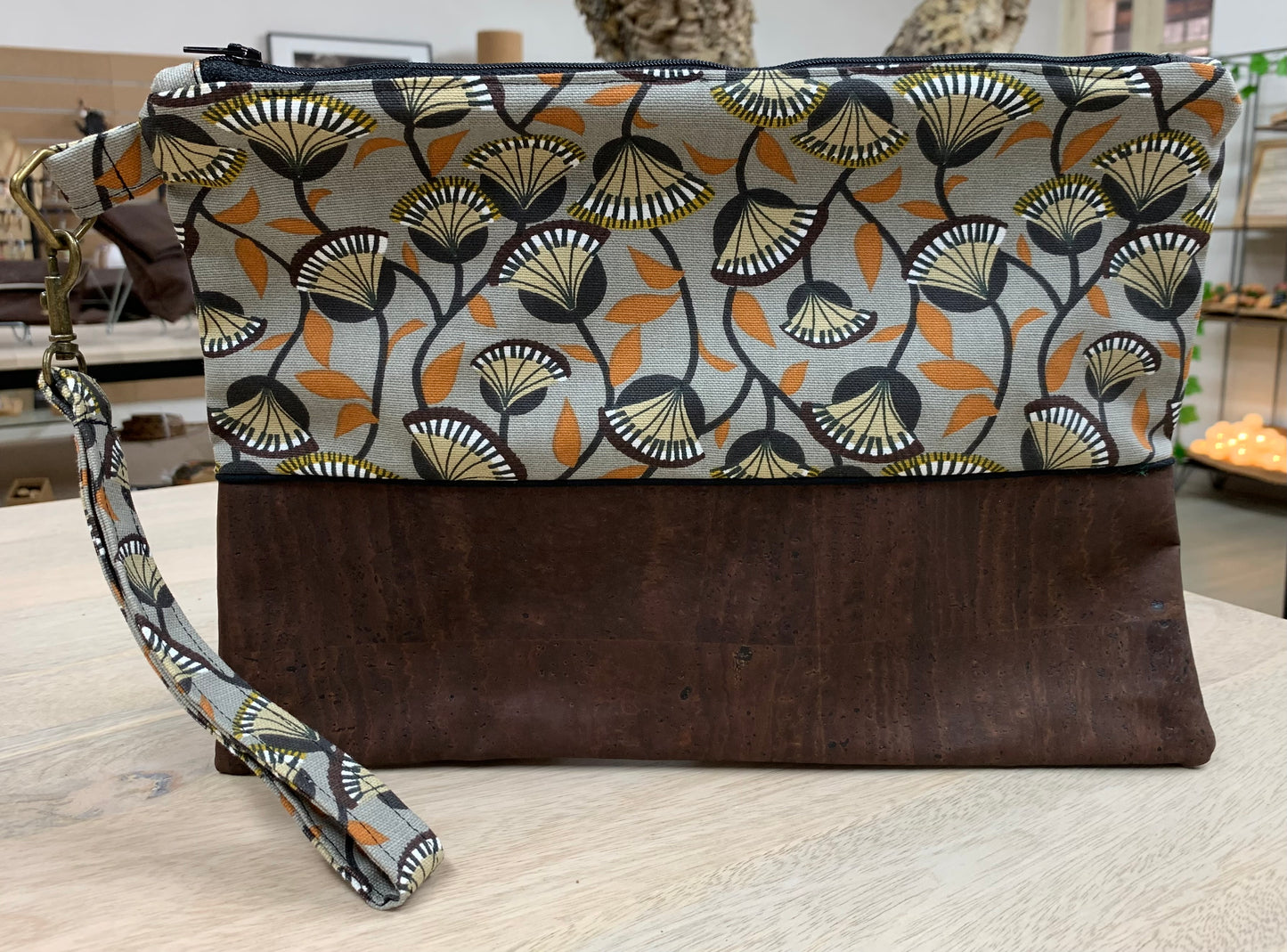 Pochette en cuir de liège PANDORA